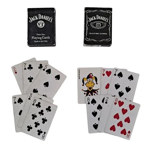 jack daniels poker size playing cards